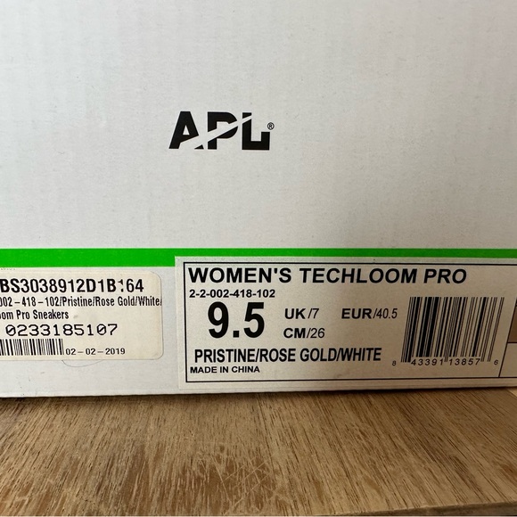 APL: Athletic Propulsion Labs TechLoom Pro Sneakers in Pristine/Rose Gold/White - Picture 8 of 8